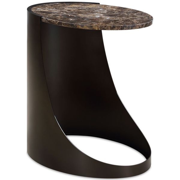 Tavolino laterale Welling, Colore Nero