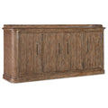 Credenza a quattro ante Americana, Marrone Caldo