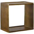 Tavolino laterale Derwent in ottone antico