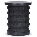 Tavolino d'angolo Brailey, Colore Nero