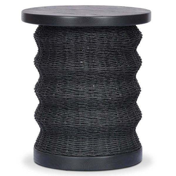 Tavolino d'angolo Brailey, Colore Nero